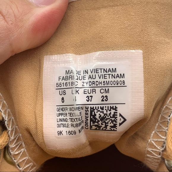 Converse Women's Sneakers in Dark Brown and Tan - Picture 13 of 15